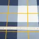 Ткань бязь ранфорс для постельного белья 2,4 м 24958 v-01 клетка серо/синяя