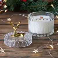 Парфумована свічка Christmas 100% соєвий віск 200g 42h - зимовий затишок Гранд Презент NOS1124