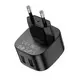 Адаптер сетевой Borofone Special dual-port charger BAS21A |2USB, 10.5W/2.1A|