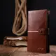 Оригинальный клатч из натуральной кожи KARYA 21180 Коричневый