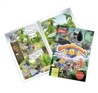 Книга-комикс "Суперкоманда, Спасем Обезьяноостров"