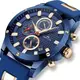 Часы мужские Megalith 0140M | Rubber Band Blue