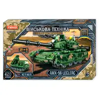 Конструктор Военная техника Teko, 420 деталей, танк и РСЗО. Green (151434)
