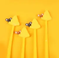 Набір ручок гелевих 0.5 мм BP5021 I love cheese (4шт)
