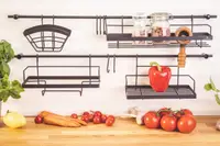 Органайзер для кухонных аксессуаров Edenberg EB-8516 16 предметов черный
