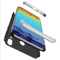 Чохол-накладка GKK 3 in 1 Hard PC Case Samsung Galaxy M20 Silver/Black