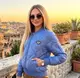 Куртка женская демисезонная синяя код П772