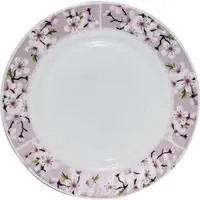 Тарелка обеденная d=23см цветы сакуры SNT 30058-15017