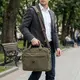 Сумка текстильная для ноутбука Vintage 20185 Зеленая