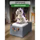 Короб-органайзер 47х29х20 см для хранения одежды, вещей, белья, игрушек, текстиля, книг, аксессуаров серый