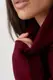 Теплий жіночий в'язаний костюм oversize - бордо цвет, ONE SIZE