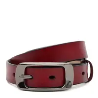 Женский кожаный ремень Borsa Leather CV1ZK-015bo-bordo