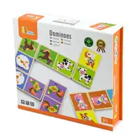 Дерев"яне доміно Viga Toys Фермерські звірята 51306