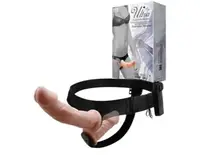 Страпон с вибрацией с 2-мя вибромоторами ULTRA PASSIONATE HARNESS STRAP-ON, BW-022060