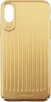 Чехол-накладка Usams Trunk Series Apple iPhone X Gold