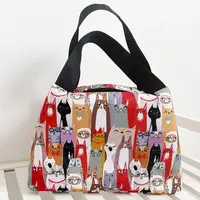 Термосумка Lunch bag Котики 24х12х17 см (LUN_24S039)