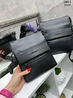 АКЦІЯ! Два відділення - стильна, чоловіча сумка з додатковими кишенями - 21х23 см (1803-2)