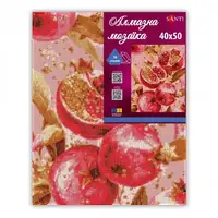 Алмазна мозаїка на підрамнику Santi Золотий гранат 956059 40х50 см