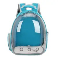 Прозорий рюкзак для перенесення тварин Pet Cat для котів та собак Light Blue