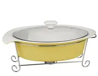 Фарфоровый мармит бежевого цвета на 2 л Krauff 21-258-005