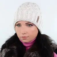 Шапка Lyiza 18118 молоко-радуга