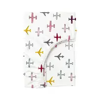 Простыня на резинке в детскую кроватку 70х140 AIRPLANE COLOR