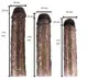 Набор насадок " Textured Penis Sleeves", цвет черный