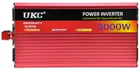 Перетворювач автоінвертор UKC 24V-220V AR 3000W з функцією плавного пуску + USB (4821)