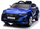 Детский электромобиль Audi e-tron 12V синий с пультом управления Diego