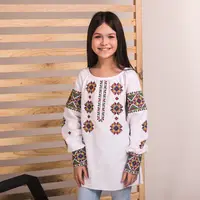 Вышиванка Moderika Оксанка на белом льне 170