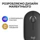 Мышь компьютерная безпроводная Logitech Pebble Mouse 2 M350s Tonal Graphite L910-007015 графитовая