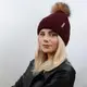 Шапка Andrea 17012 бордовый