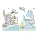 Веселые цвета. Динозаврики Ранок 1554007 рисуй водой