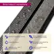 Рейка декоративная PS 2900х118х12мм Серый мрамор SW-00001751