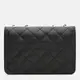 Женская кожаная сумка Borsa Leather K11512bl-black