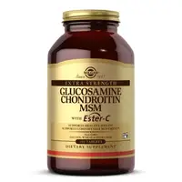 Препарат для суставов и связок Solgar Glucosamine Chondroitin MSM with Ester-C Extra Strength, 180 таблеток