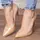Туфли женские Fashion Khazar 3132 40 размер 25,5 см Бежевый