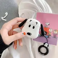 Чохол для AirPods 2/1 series - Dog 3D, силіконовий