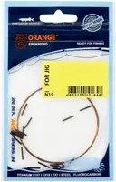 Поводковый материал Ukrspin Orange Spinning сталь AFW 7х7 набор 2м 9кг(20lb)/0.28мм и 20 трубочек (1