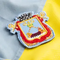 Шеврон на липучке Герб Николаева Николаев 6х6 см вышитый патч нашивка