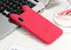 Силиконовый чехол для iPhone XS / X - Ушки Кошки CoCo Cat, Малиновый