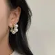 Серьги женские с жемчугом код 2297