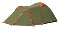 Палатка трехместная туристическая Tramp Lite Twister TLT-024-06-olive 490х220х130 см