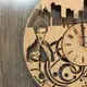 Дизайнерские деревянные часы «Доктор Кто»