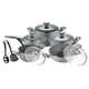 Набор посуды Galaxy на 14 предметов Bergner BG-8418-MBB