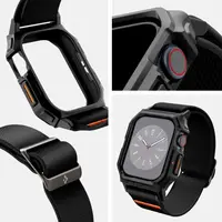 Чехол и ремешок Spigen для Apple Watch Series 11/10 (46 mm) - Lite Fit Pro, Matte Black (ACS08609)