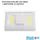 Настенный светодиодный светильник COB Led WATTON WT-382 на батарейках ААА, навесная световая панель