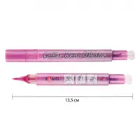 Маркер акварельный Santi Glitter Brush 390758 розовый рай