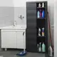 Шкаф 2-х дверный с полочками Elegance S Toomax черный