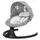 Шезлонг-качели 2в1 Kidwell LUXI Dark Melange/Black